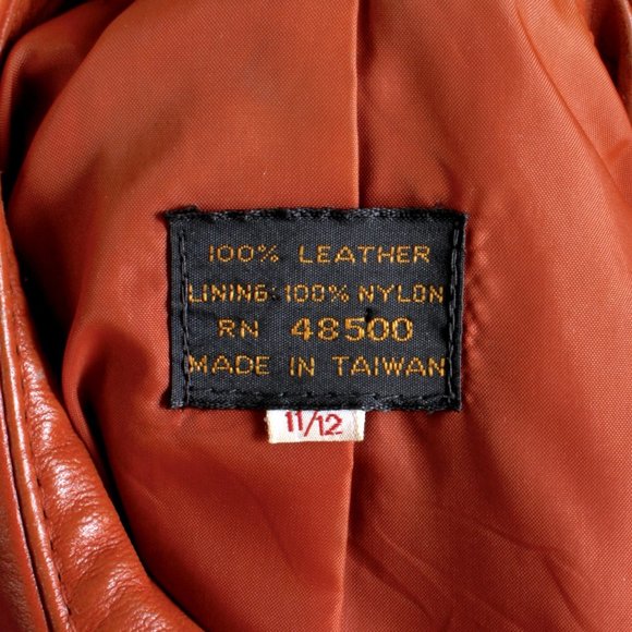 M Vintage 70s Lambskin Leather Mod Trench Coat - Picture 12 of 12